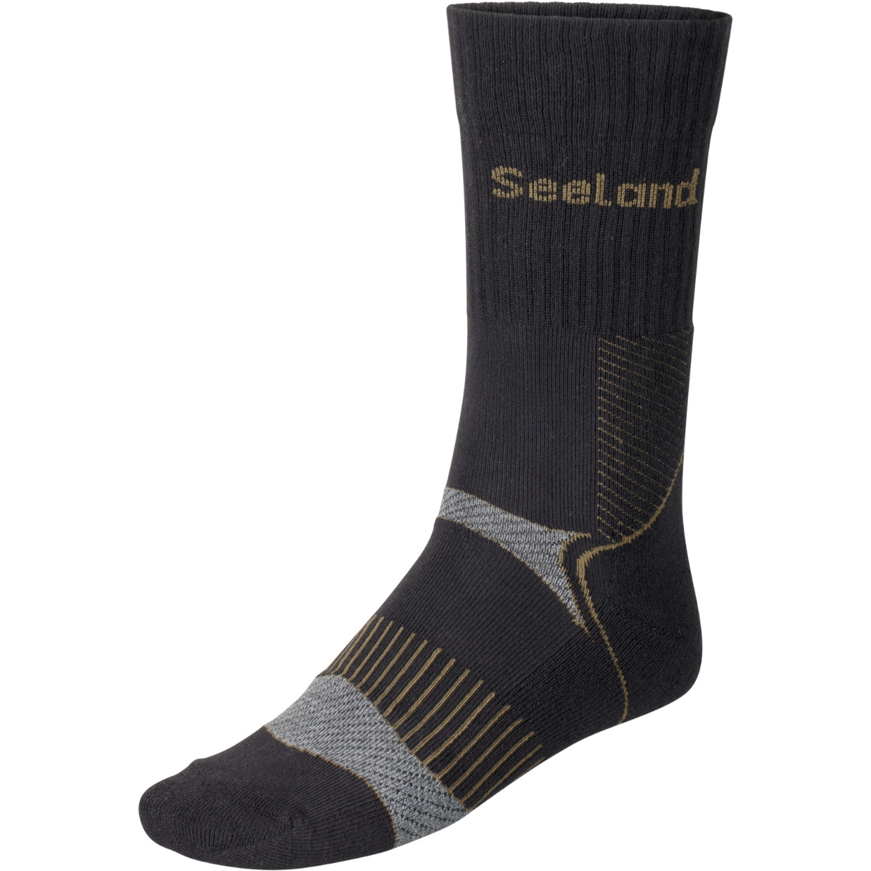 2026 Seeland Mens Field Coolmax Sock 2 Pack 40432 - Black / Dark Grey